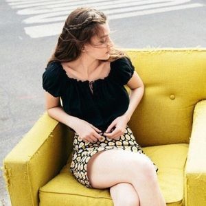 Brandy Melville black off the shoulder top